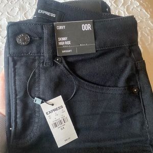 Skinny High Rise Black Denim